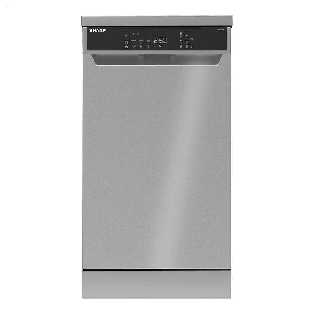 SHARP Dishwasher 10 Person 45 cm Digit 6 Programs Stainless QW-V610-SS