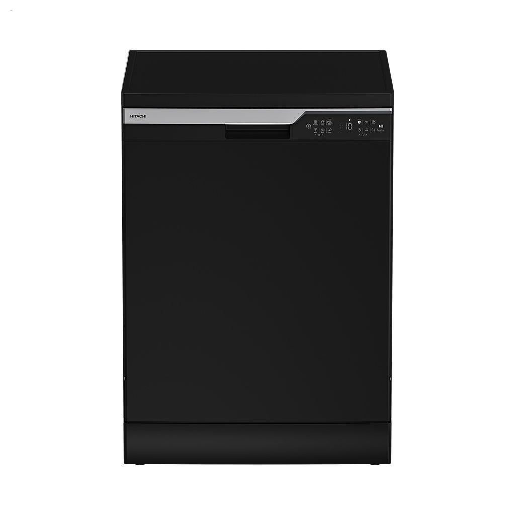 HITACHI Dishwasher 15 Person 60 cm Inverter LED display 6 Programs Black HNF54821