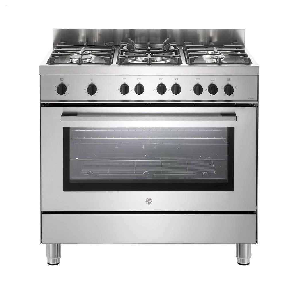 HOOVER Cooker 90 x 60 - 5 Gas Burners Stainless HGG95LPGEEGY2