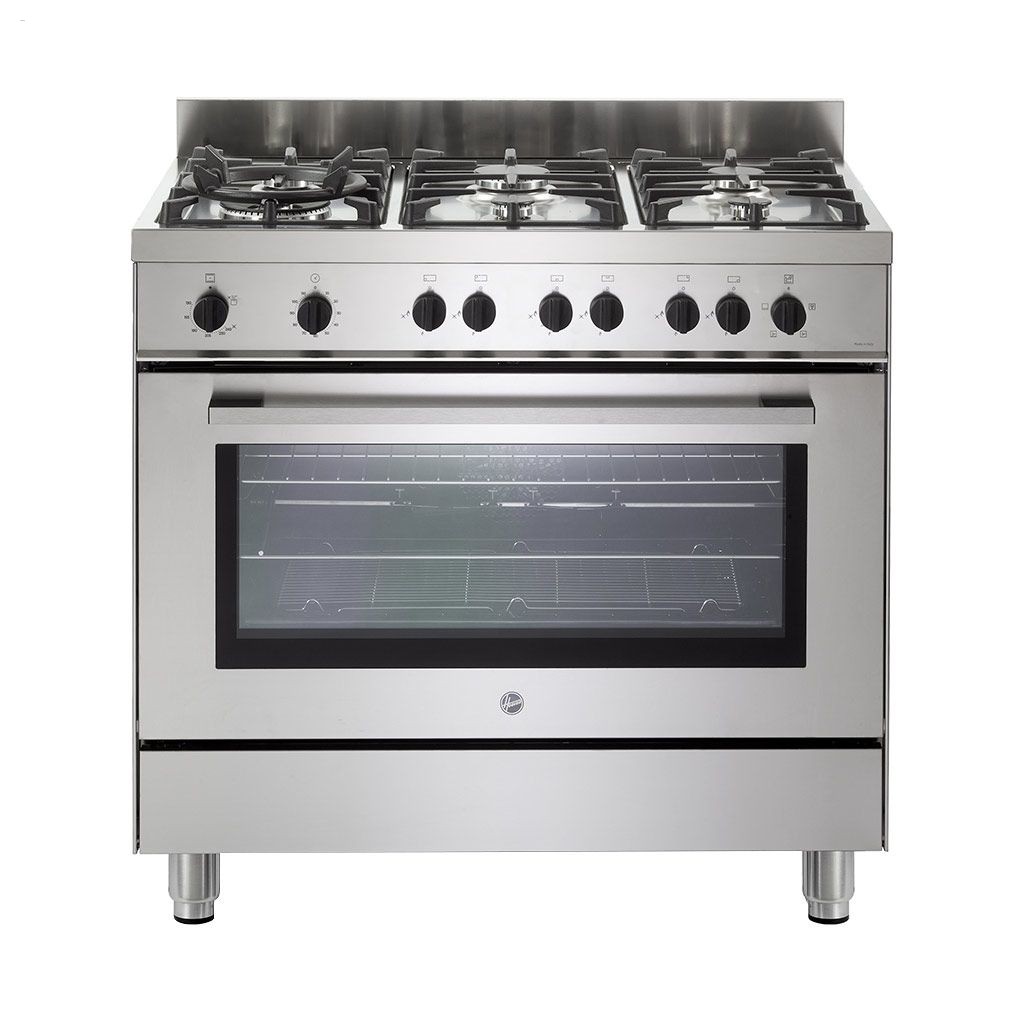 HOOVER Cooker 90 x 60 - 6 Gas Burners Stainless HGG96LPGEEGY2